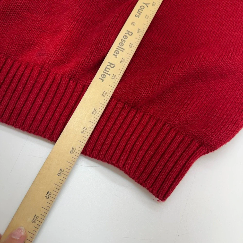 Polo Ralph Lauren Sweater Mens XL Red Preppy Old Money Aesthetic